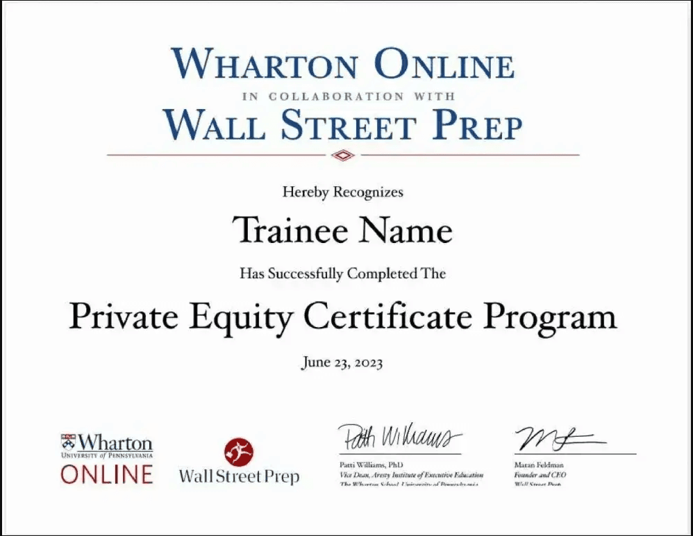 Sample Degree Certificate
